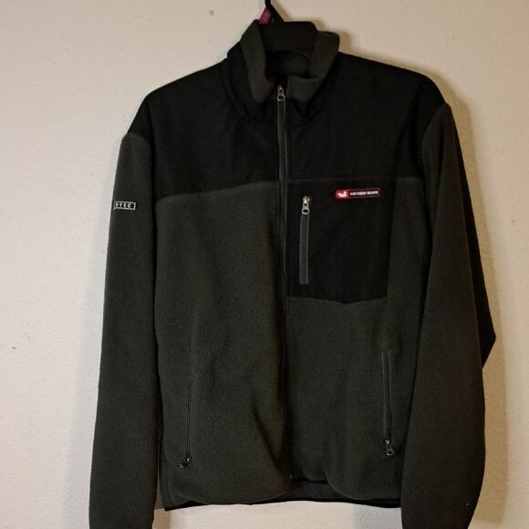 Southern Marsh Men's Black and Gray Fleece Jacket size large - Picture 1 of 8